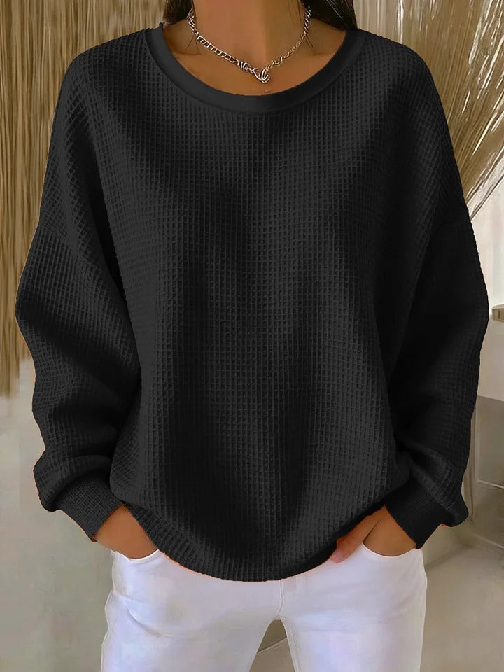 ISABELLE | Waffle Knit Sweater
