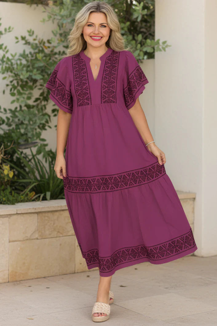 NANCY | Boho Maxi Dress
