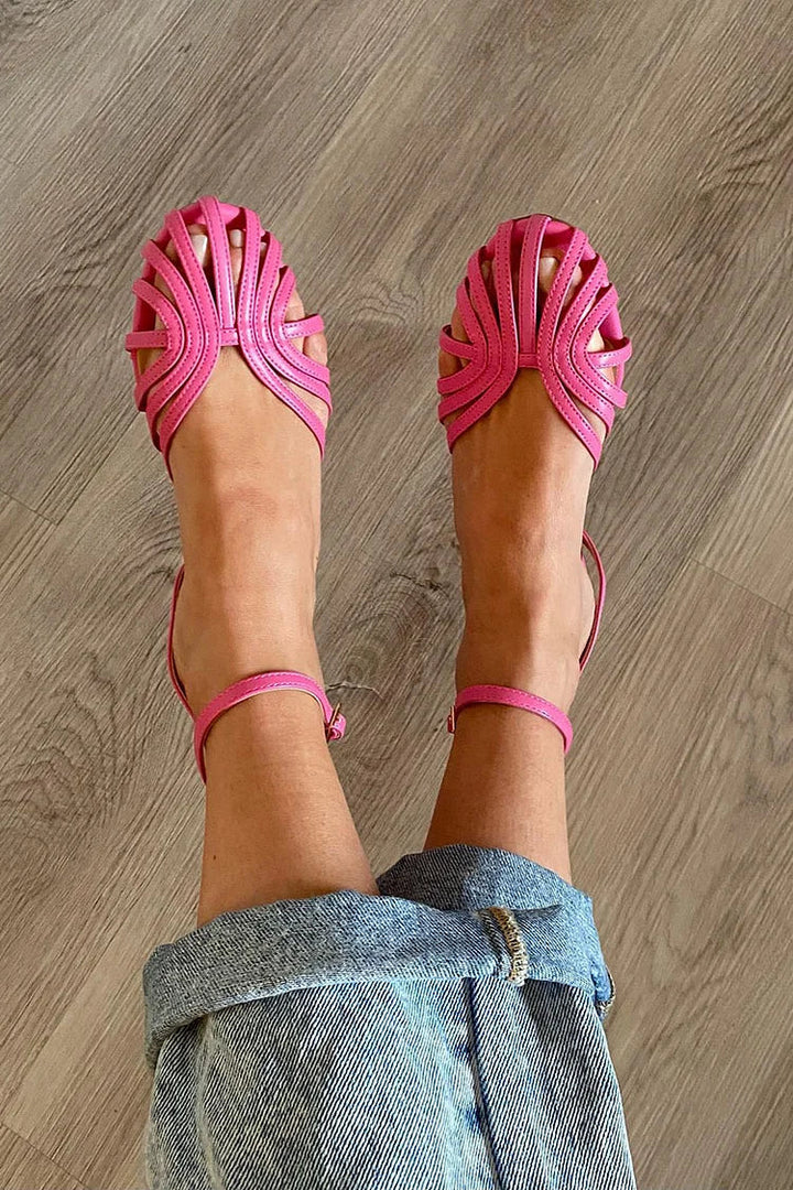 VITTORIA | Gold Jewel Sandals