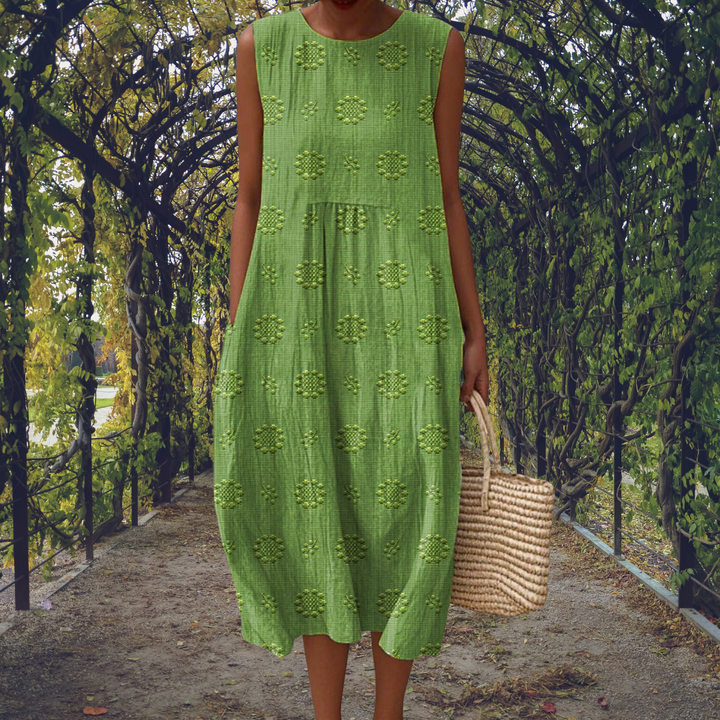 COURTNEY | Elegant Sleeveless Dress with Pockets