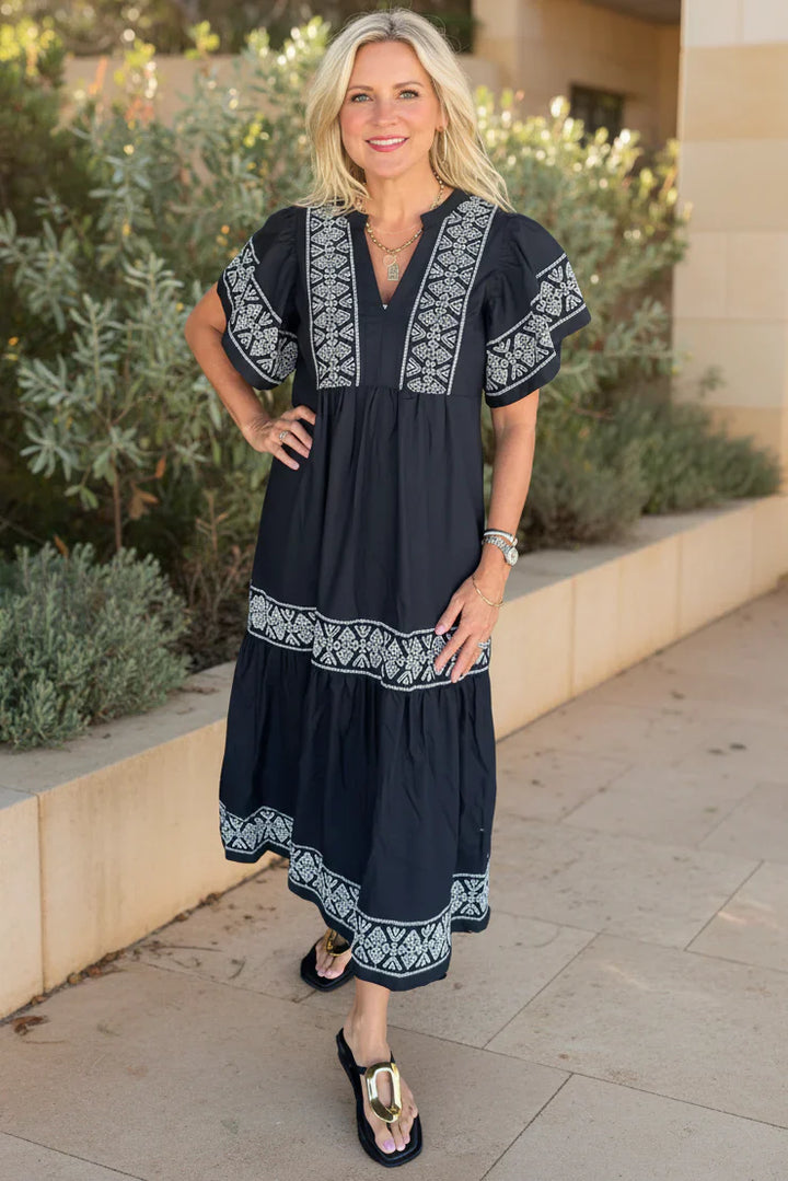 NANCY | Boho Maxi Dress