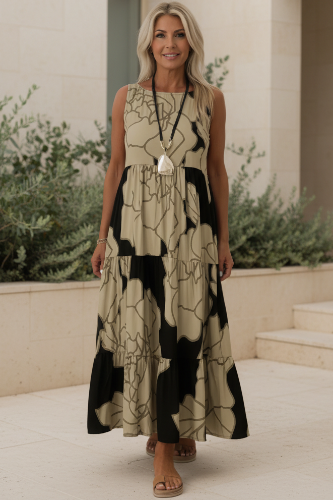 JINDI | Stylish Floral Print Dress