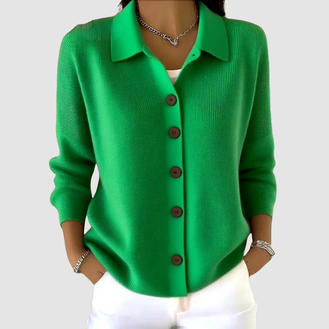 RIAH | Button-Up Knit Cardigan