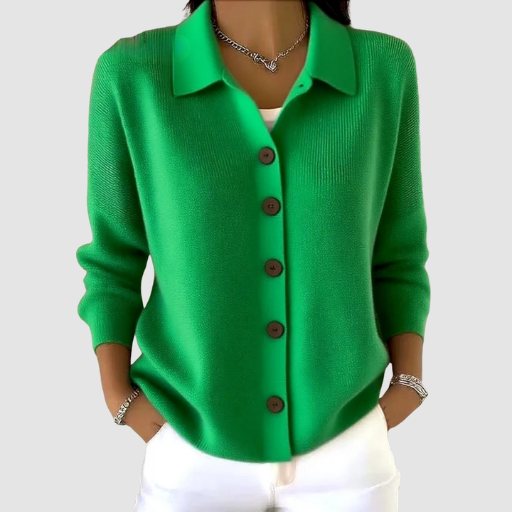 RIAH | Button-Up Knit Cardigan