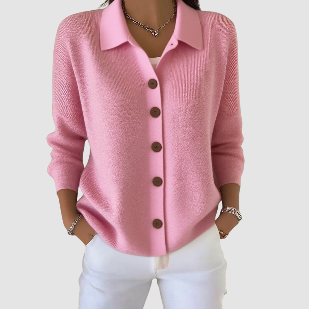 RIAH | Button-Up Knit Cardigan