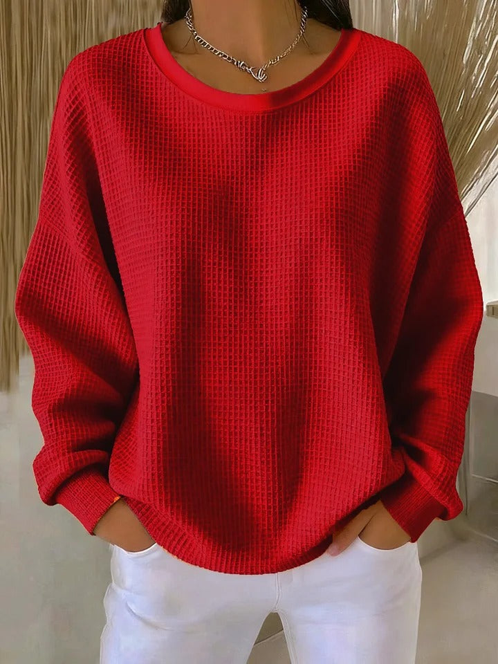 ISABELLE | Waffle Knit Sweater