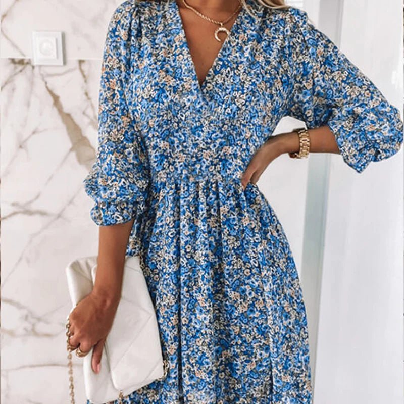 VERA | Elegant Floral Dress