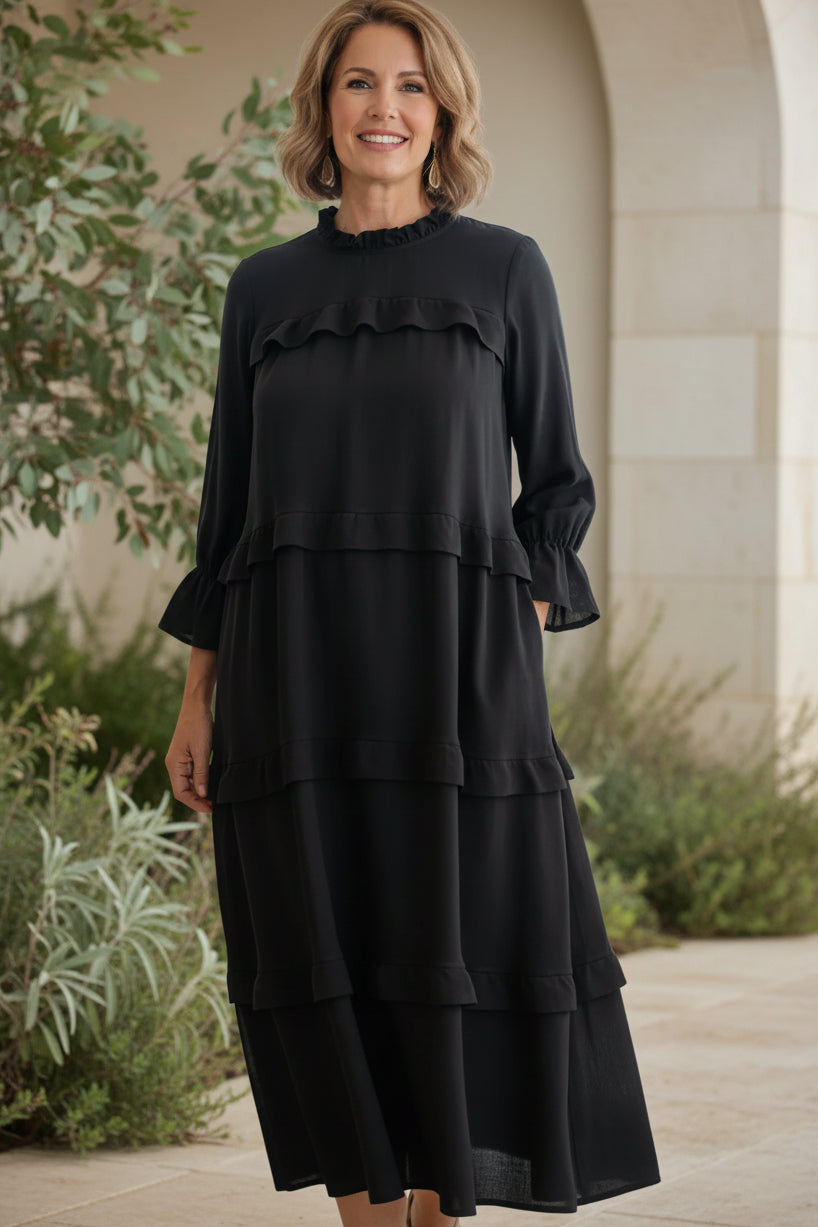 MORGAN | Flowy Layered Dress
