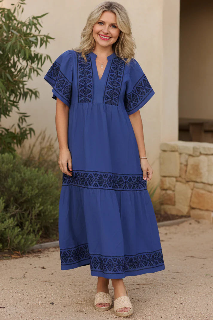 NANCY | Boho Maxi Dress