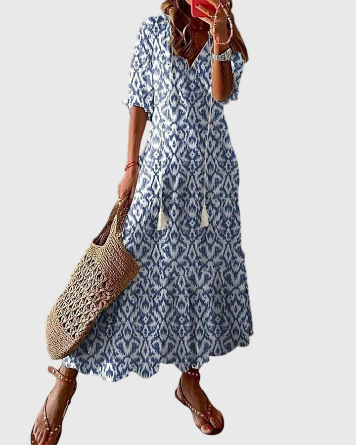 RAMONA | Boho Vintage Summer Maxi Dress