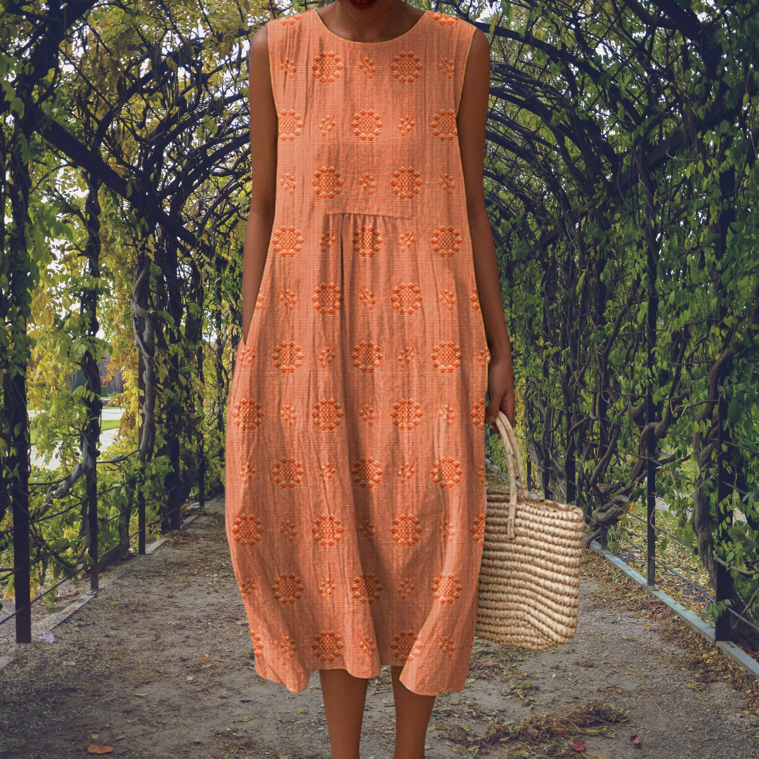 COURTNEY | Elegant Sleeveless Dress with Pockets