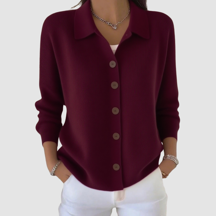 RIAH | Button-Up Knit Cardigan