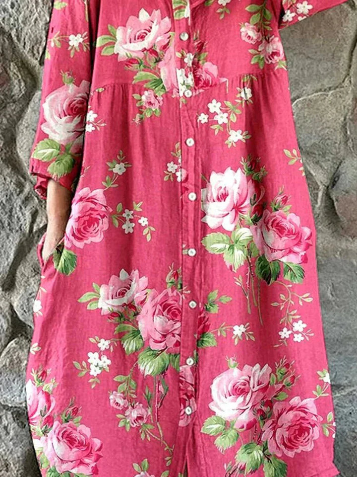 CARMEN | Art Floral Dress