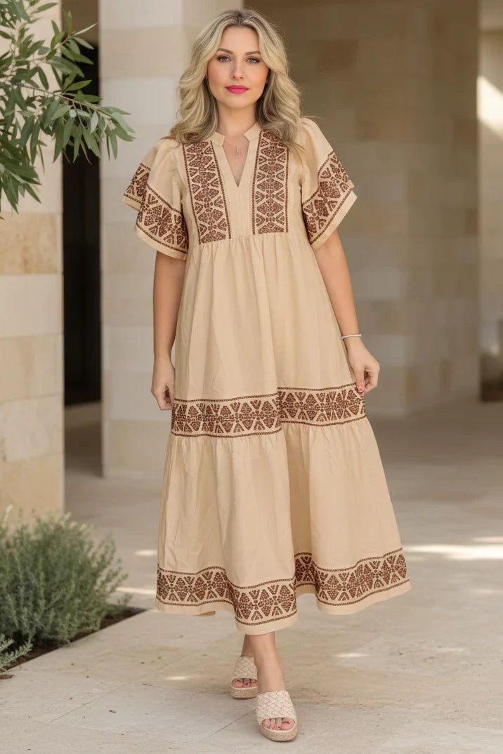NANCY | Boho Maxi Dress