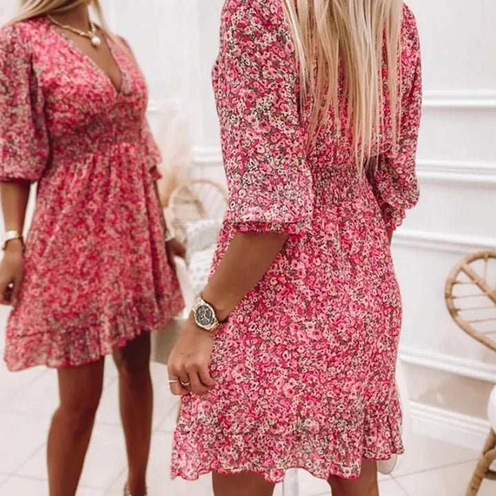 VERA | Elegant Floral Dress