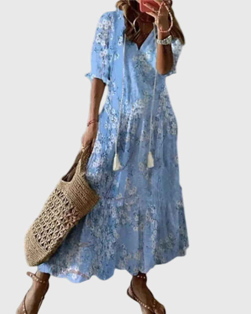 RAMONA | Boho Vintage Summer Maxi Dress