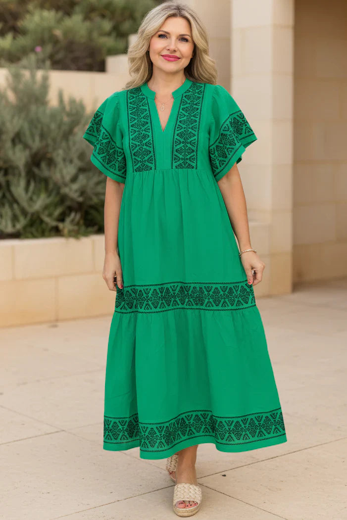 NANCY | Boho Maxi Dress