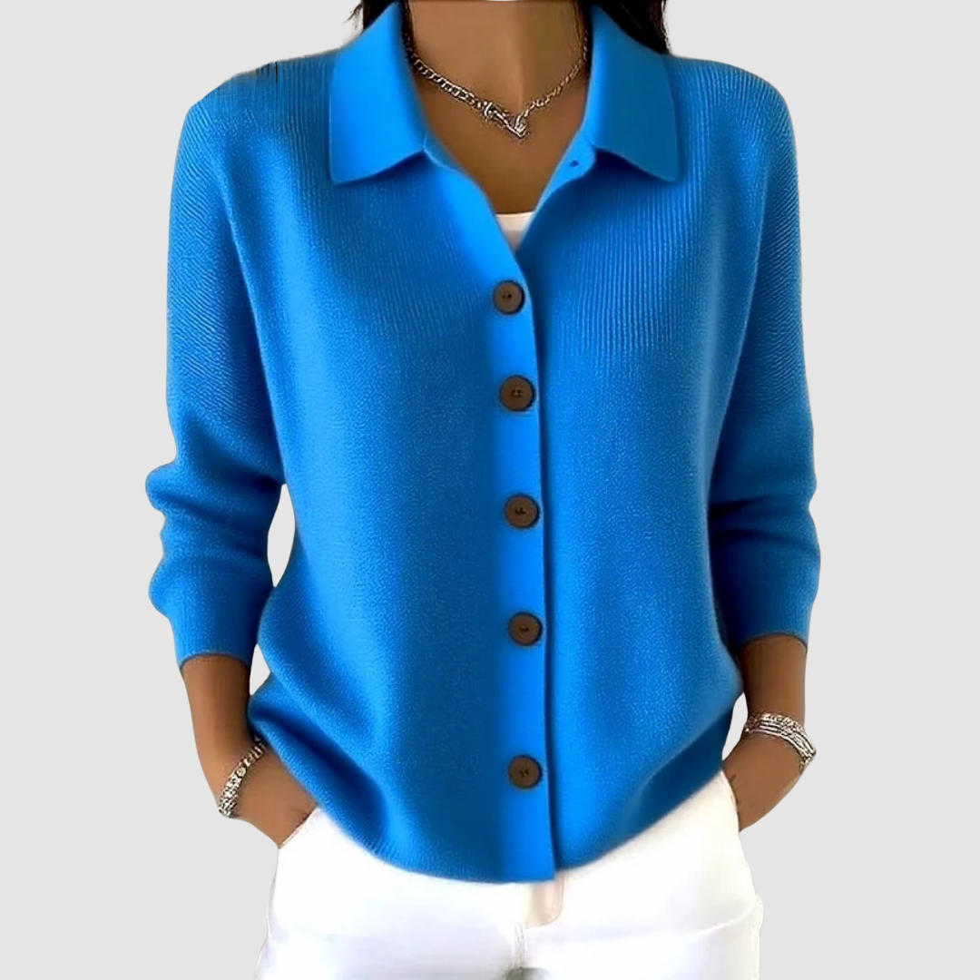 RIAH | Button-Up Knit Cardigan