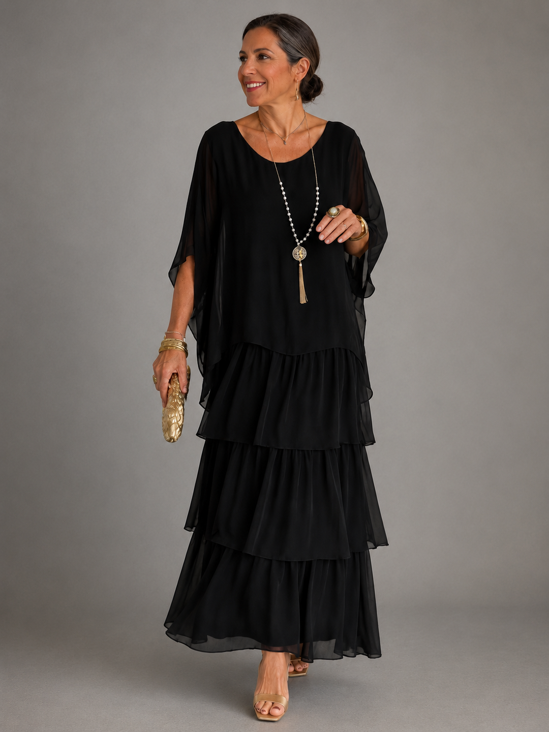 PENELOPE | Elegant Flowing Maxi Dress