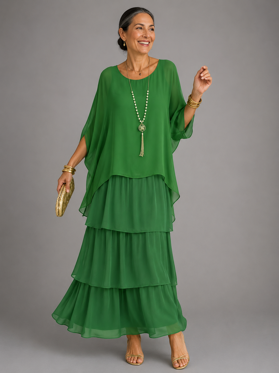 PENELOPE | Elegant Flowing Maxi Dress
