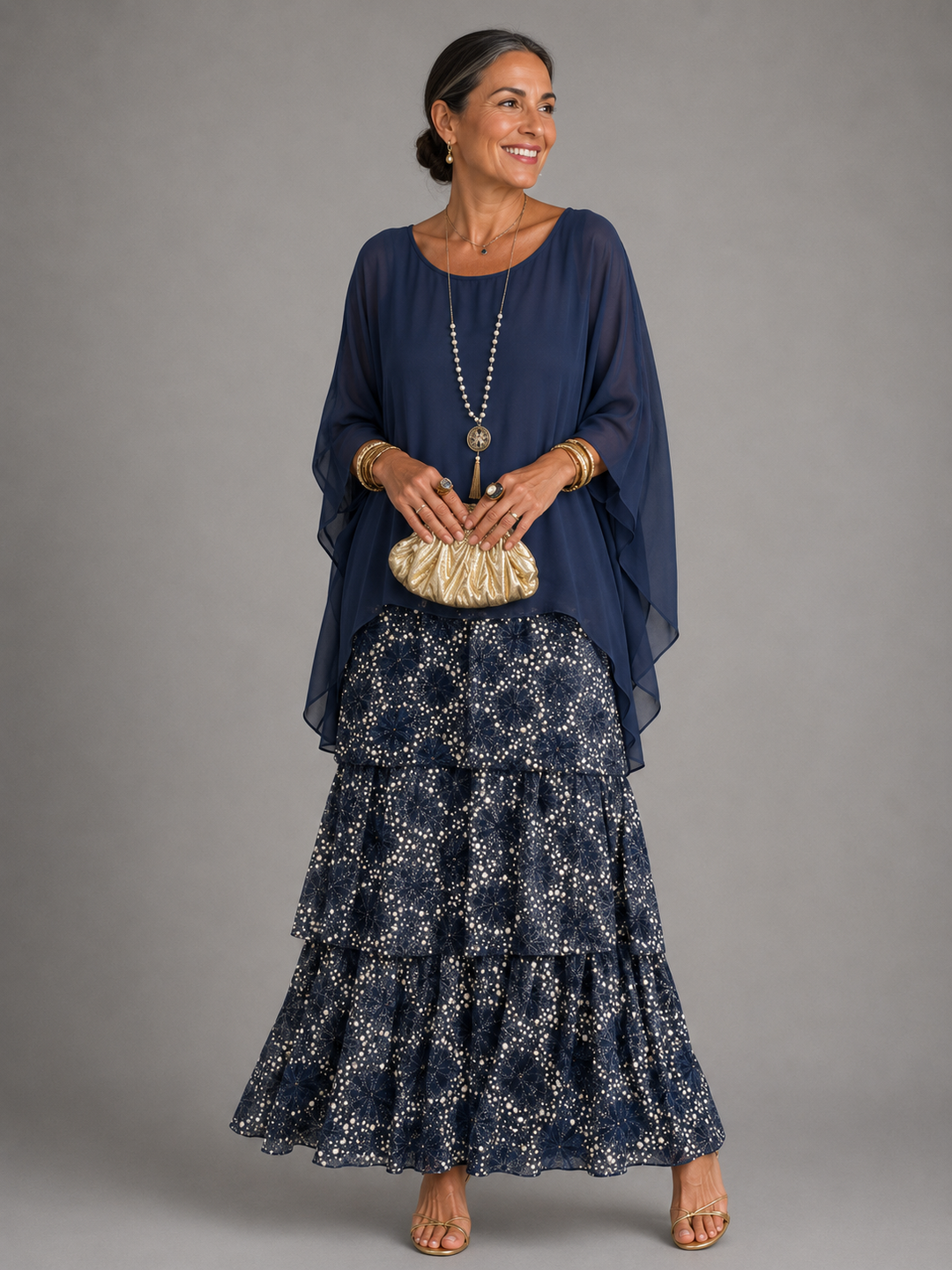 PENELOPE | Elegant Flowing Maxi Dress