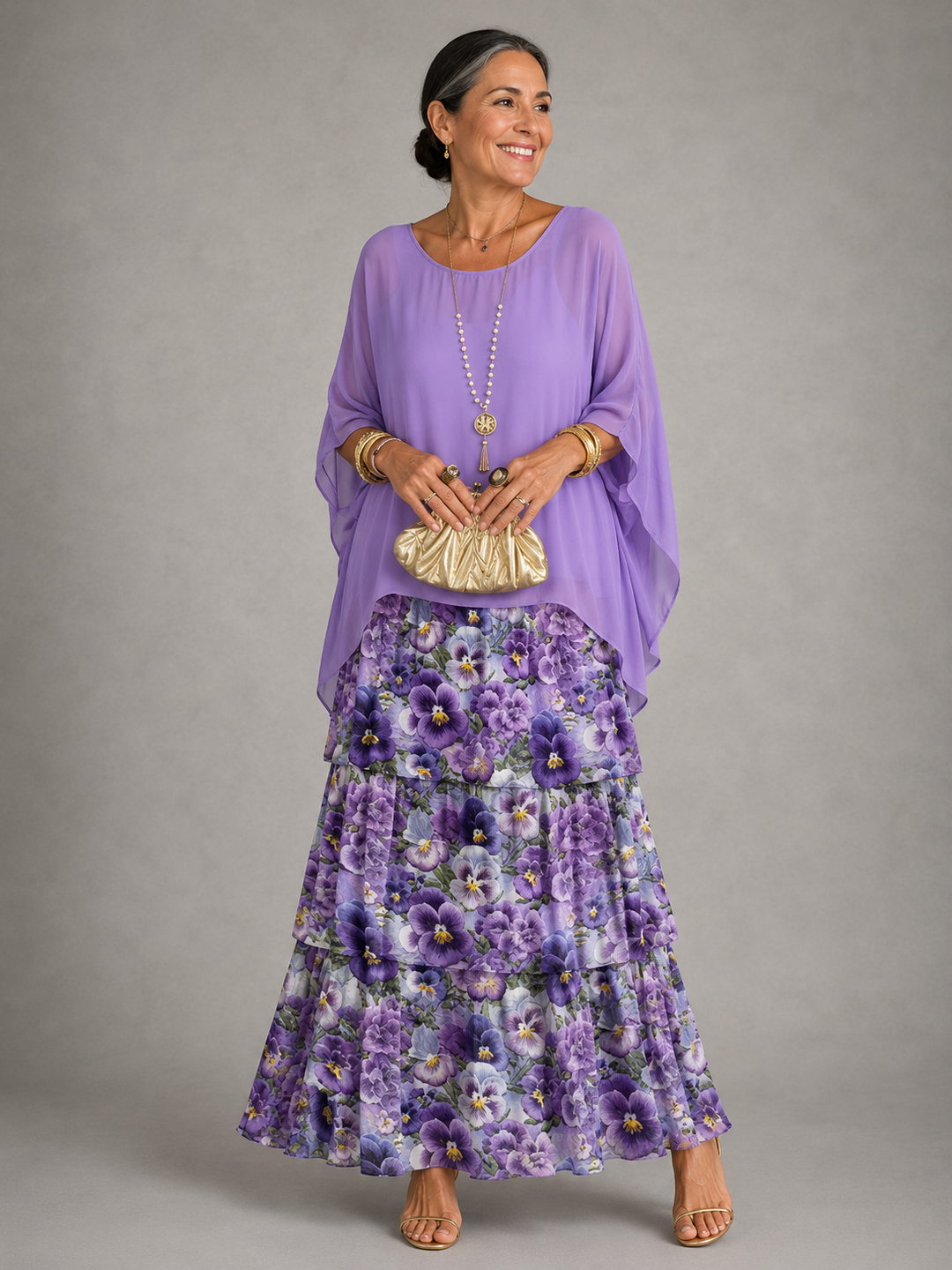 PENELOPE | Elegant Flowing Maxi Dress