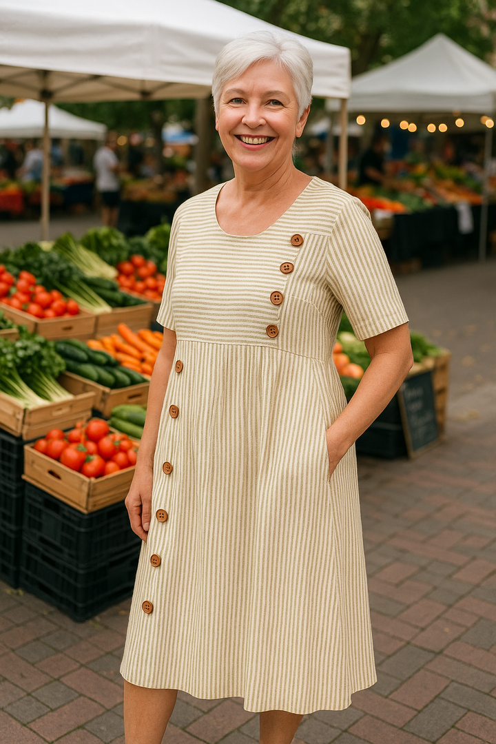 BRIENNE | Striped Mini Dress