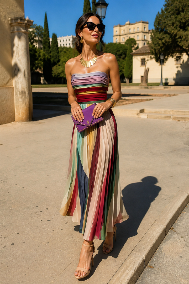 EVELYN | Elegant Flowing Maxi Dress