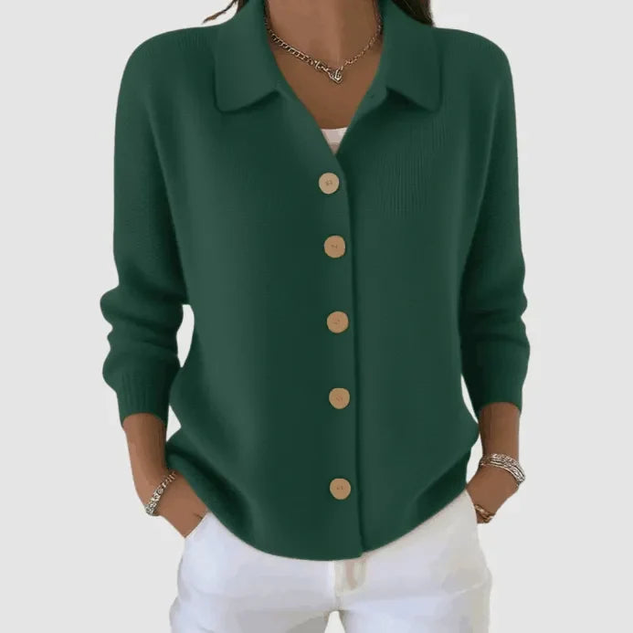 RIAH | Button-Up Knit Cardigan