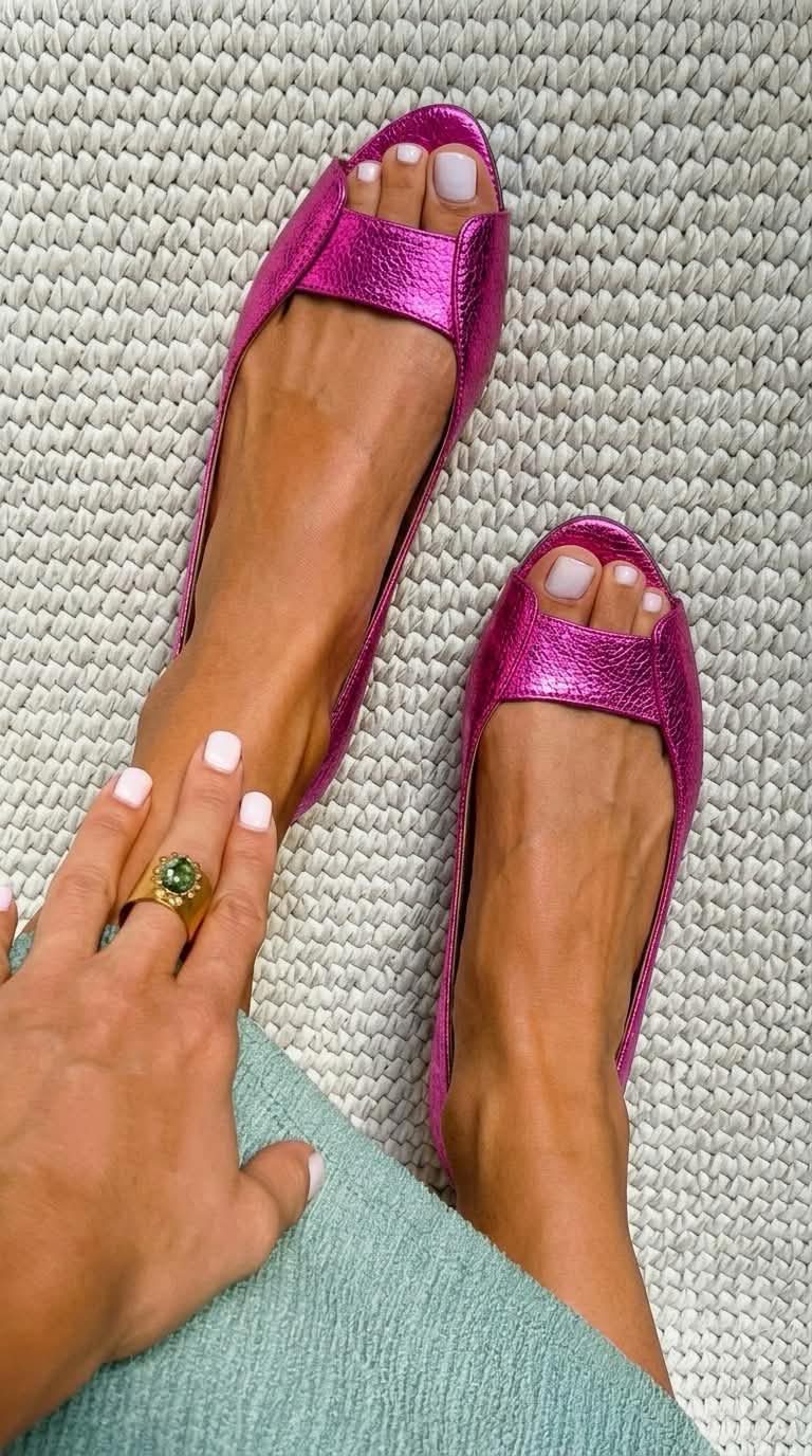 ADELINA | Chic Comfort Gold Sandals