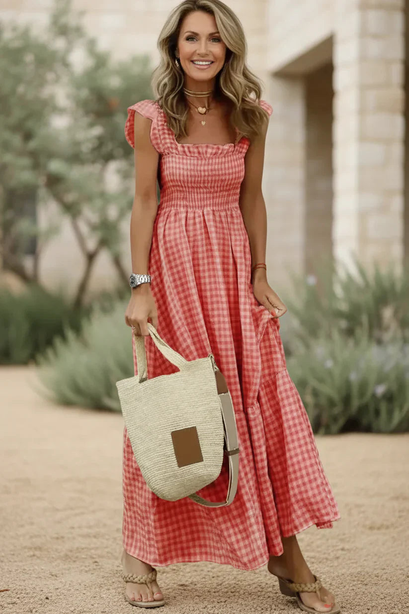 ELENA | Elegant Ruffle Dress