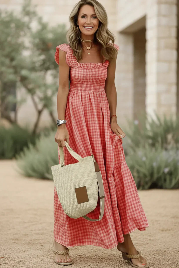 ELENA | Elegant Ruffle Dress
