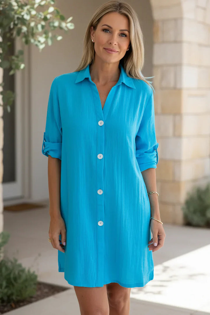SIENNA | Button Shirt Dress