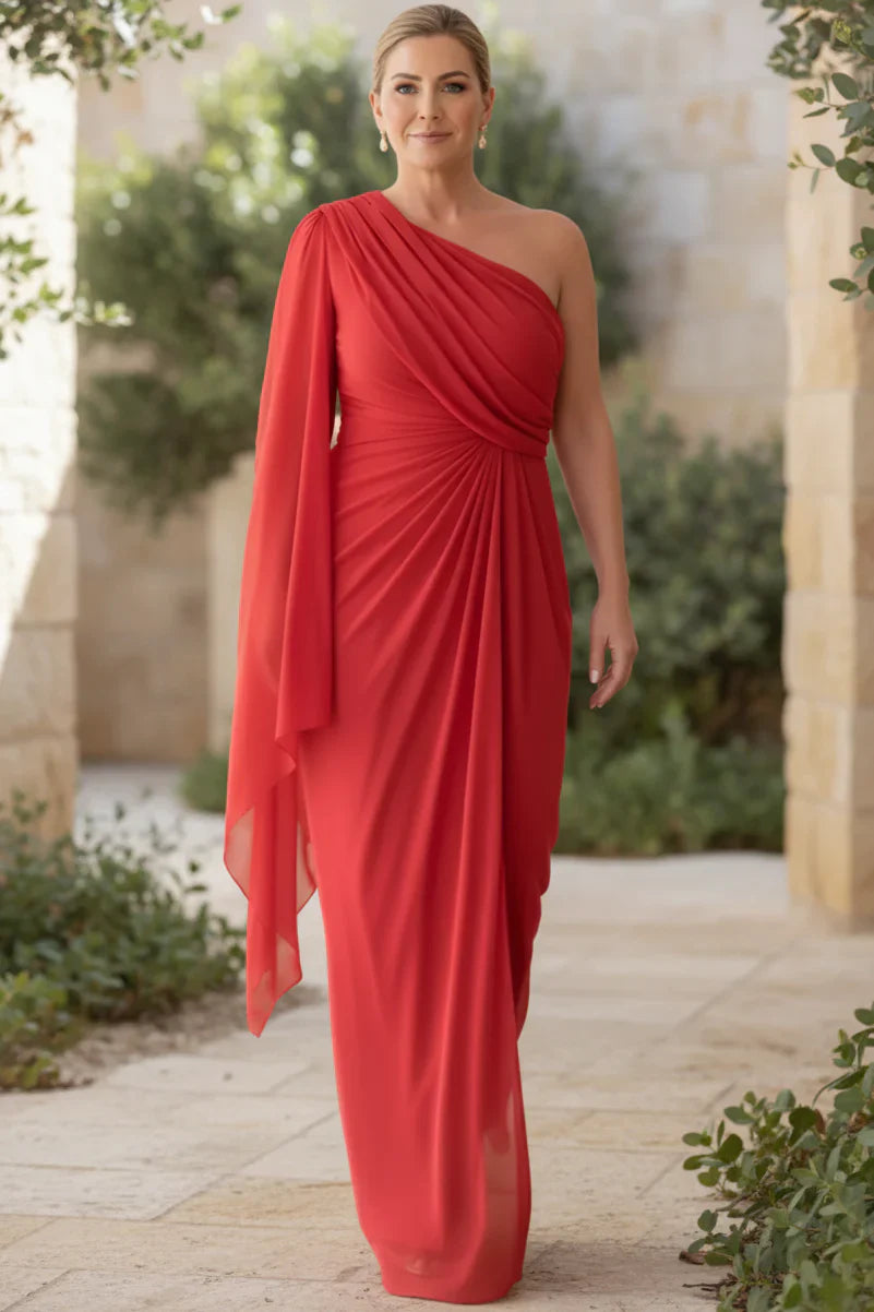 SERENA | One-Shoulder Evening Gown