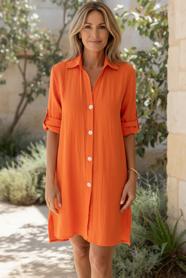 SIENNA | Button Shirt Dress