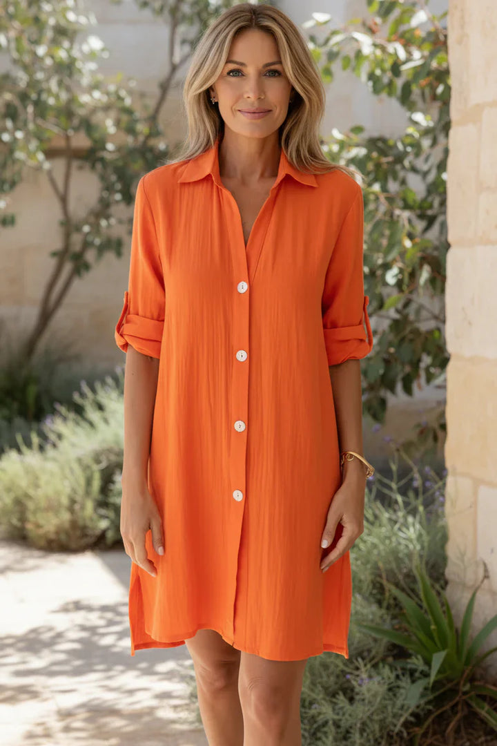 SIENNA | Button Shirt Dress