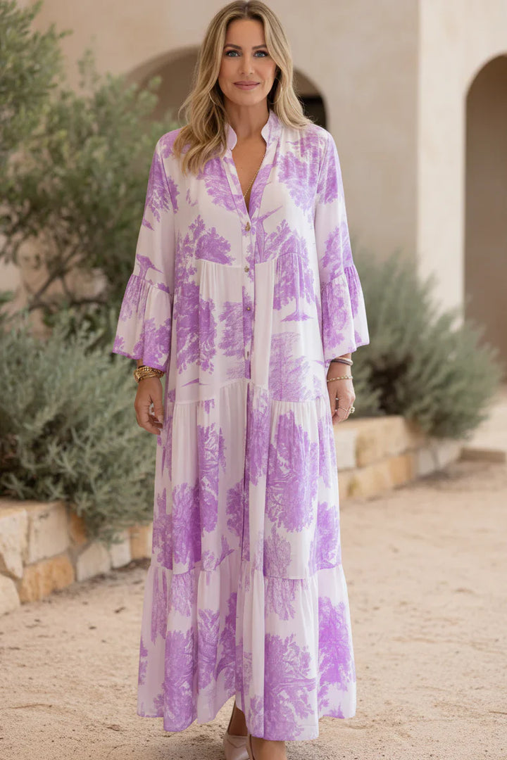 OLIVIA | Botanical Maxi Dress