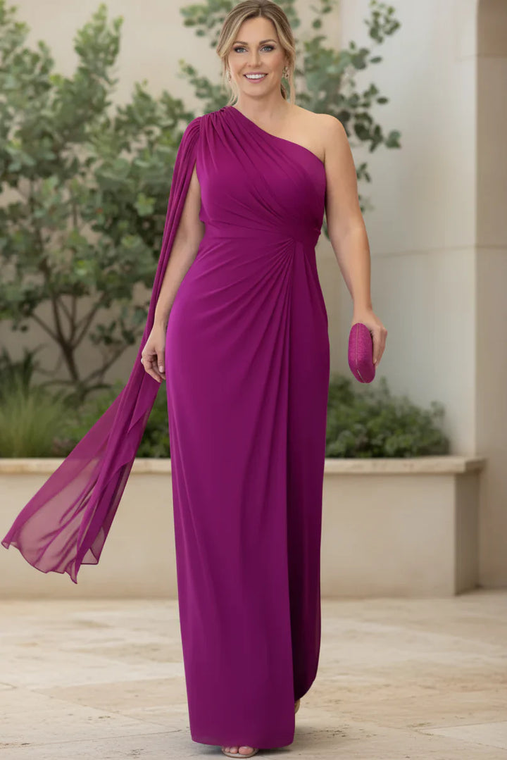 SERENA | One-Shoulder Evening Gown
