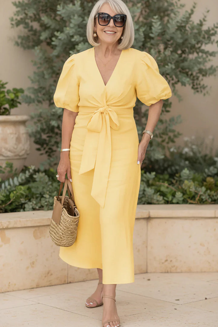 SELENA | V-Neck Dress