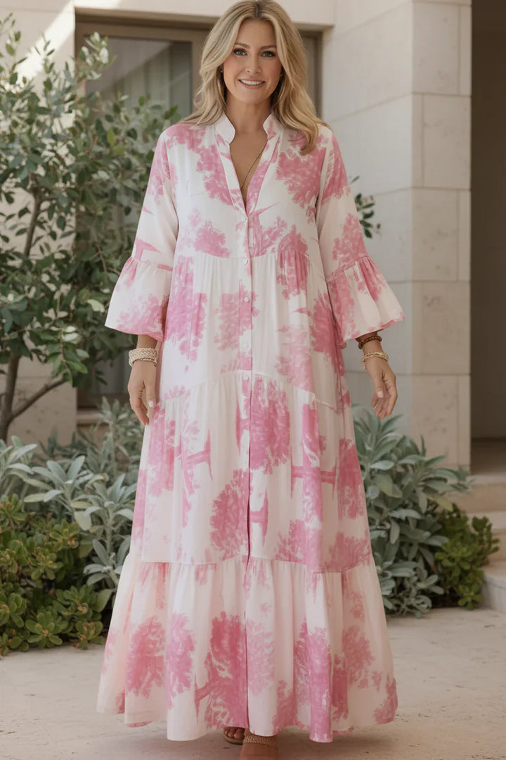 OLIVIA | Botanical Maxi Dress