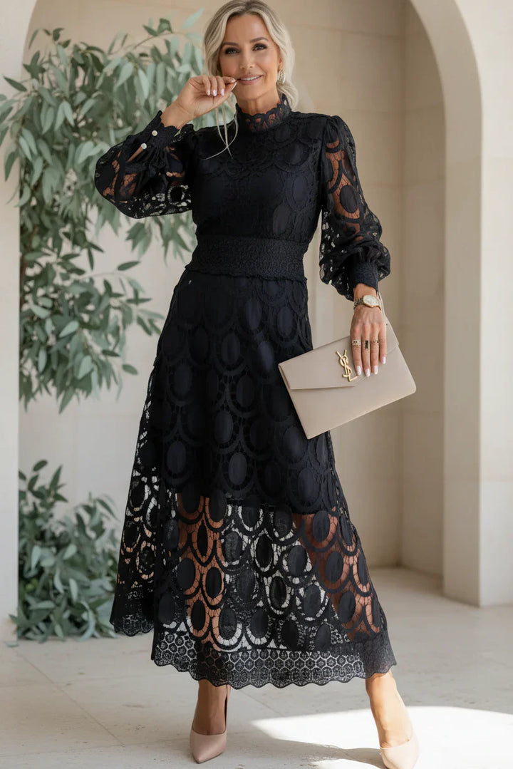 VALENTINA | Lace Midi Dress