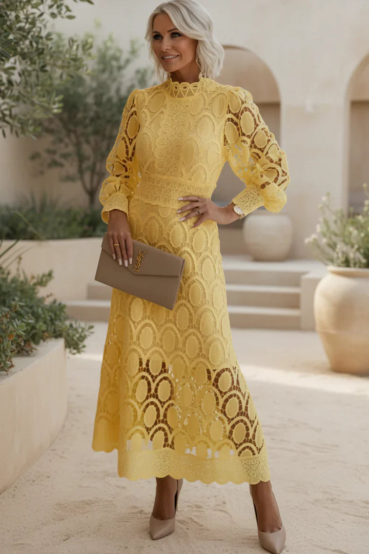 VALENTINA | Lace Midi Dress