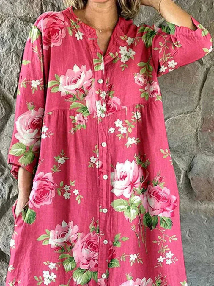 CARMEN | Art Floral Dress