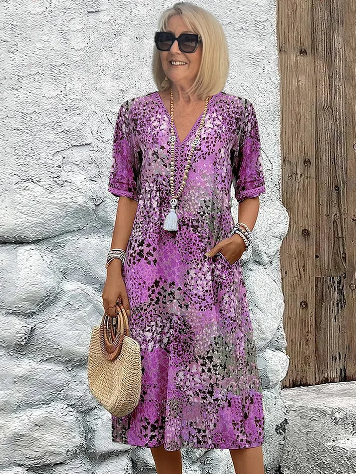 VERONICA | Vibrant Midi Dress
