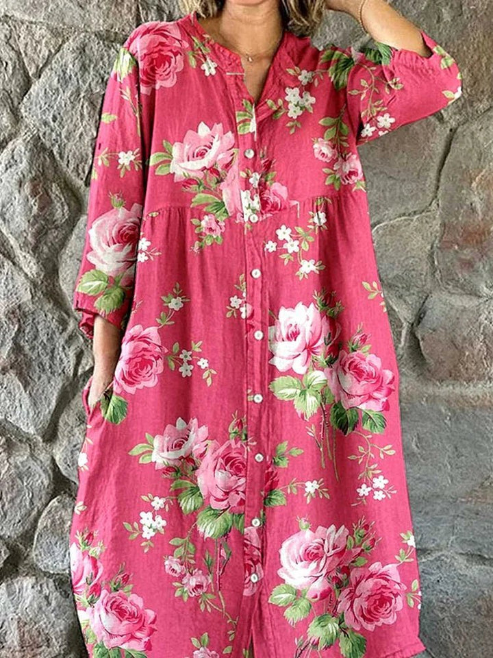CARMEN | Art Floral Dress