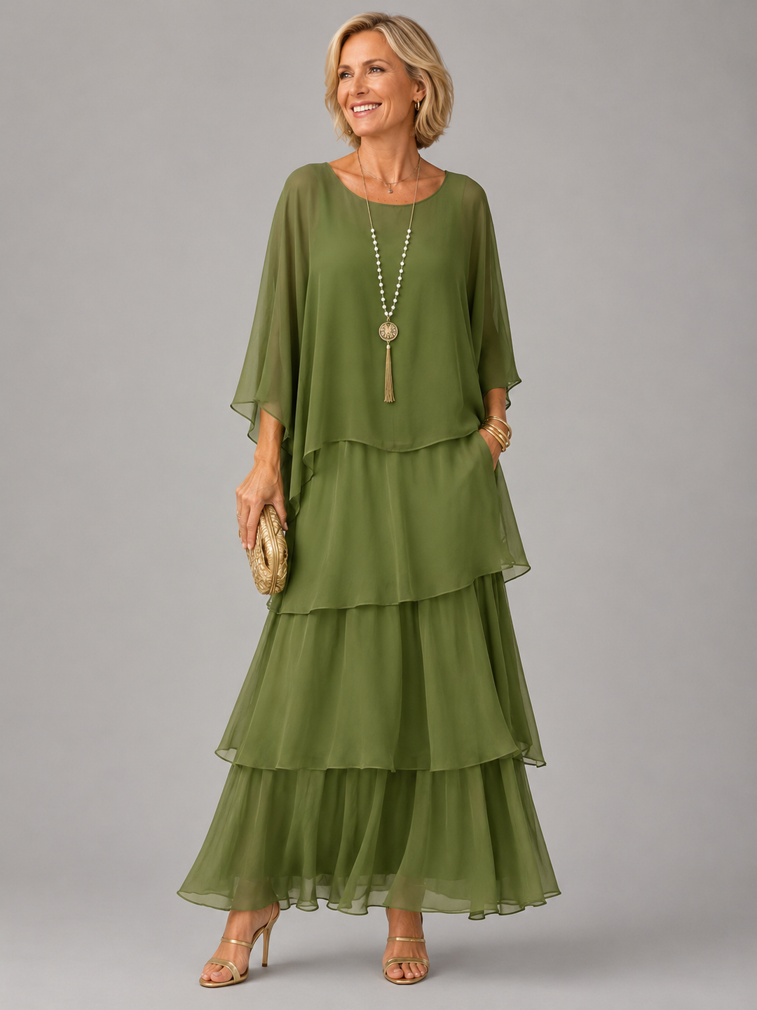 PENELOPE | Elegant Flowing Maxi Dress
